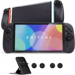 Etui na konsole do Nintendo Switch 2 z osłonami silikonowymi na grip 3