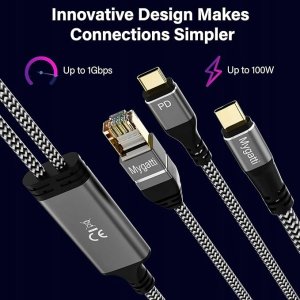 Kabel USB 2 X USB-C + 100W PD 1,8M 2