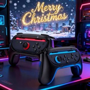 Etui / uchwyty do kontrolera Nintendo Switch 2, czarne 2
