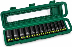 MaPower Nasadki udarowe 1/2 zestaw nasadek do felg 13EL długie 10-32MM CR-V (MPLW03) 2