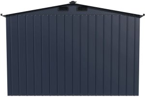 Funfit Domek narzędziowy ogrodowy blaszany 277x191x196cm z fundamentem (5905771304010) 3