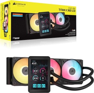 Chłodzenie wodne Corsair ICUE LINK TITAN II 360 RX LCD AiO - Black (840440424758) 2