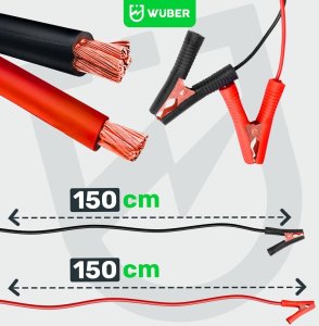 Wuber Prostownik mikroprocesorowy samochodowy 10A 6-150 Ah 2-24 V (W14018) 13