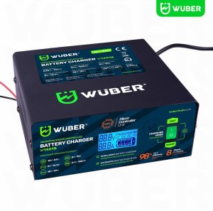 Wuber Prostownik mikroprocesorowy samochodowy 10A 6-150 Ah 2-24 V (W14018) 6