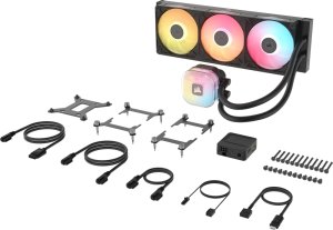 Chłodzenie wodne Corsair ICUE LINK TITAN II 360 RX RGB Procesor Chłodnica cieczy all-in-one 36 cm Czarny 1 szt. (CW-9061037-WW) 3