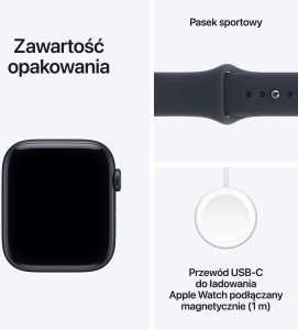 Smartwatch Apple Watch SE 3 GPS 40mm Midnight Alu Sport S/M Granatowy  (MJKY4MP/A) 7