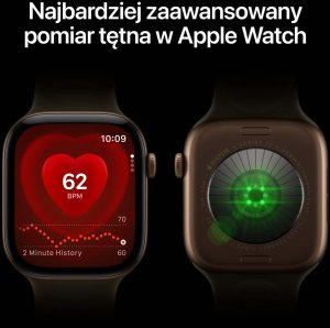 Smartwatch Apple Watch 12 GPS + Cellular 42mm Dark Bronze Alu Sport Band S/M Oliwkowy  (MJG44ZR/A) 3