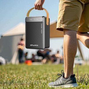 Powerbank Awei PA-83 80000mAh 65W 3xUSB-A, 2xUSB-C czarny (AWEI314) 4