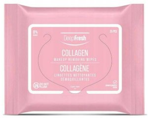 Clean & Clear Deep Fresh chusteczki nawilżane do demakijażu Kolagen, 25 szt 2