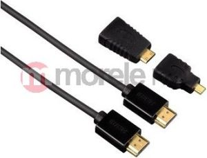 Kabel Hama HDMI - HDMI 1.5m czarny (545610000) 2