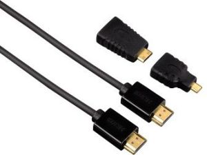Kabel Hama HDMI - HDMI 1.5m czarny (545610000) 1