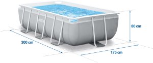 Intex Basen stelażowy 300x175cm 4w1 (26784) 7