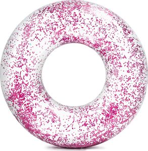 Intex Koło do pływania brokatowe różowe 119cm 1