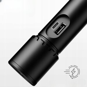 Latarka Neo Latarka Liitokala LF-X725 1500 lm USB C 21700 3500 mAh zoom powerbank 8