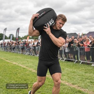 HMS Worek treningowy Sandbag Strongman do wypełnienia 23 KG WSN23 (5905504108496) 7