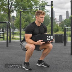 HMS Worek treningowy Sandbag Strongman do wypełnienia 23 KG WSN23 (5905504108496) 8