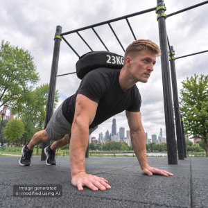 HMS Worek treningowy Sandbag Strongman do wypełnienia 23 KG WSN23 (5905504108496) 9