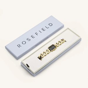 Zegarek Rosefield The Octagon damski czarna tarcza 24 mm (SBGSG-O57) 3