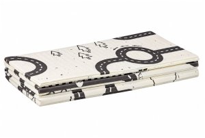 LeanToys Mata Edukacyjna Do Raczkowania Piankowa Składana Dwustronna Droga 180x200cm 6