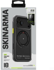 SKINARMA Etui Atlas MagSafe + Rotating Kick Stand do iPhone 18 Pro Max / 17 Pro Max czarny 4