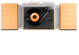 Gramofon Audizio Z głośnikami Akron - bambusowe drewno one size 14
