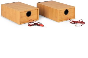 Gramofon Audizio Z głośnikami Akron - bambusowe drewno one size 6