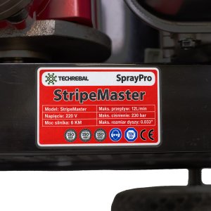 Woopie Agregat do malowania dróg StripeMaster drogowa membranowa malowarka 6