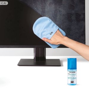 TnB Płyn do czyszczenia ekranów TV LCD monitorów PC 200ml + rękawica zestaw 2w1 / Tvclean (SB12250) 3
