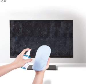 TnB Płyn do czyszczenia ekranów TV LCD monitorów PC 200ml + rękawica zestaw 2w1 / Tvclean (SB12250) 6