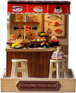 DP Craft Mini domek dla lalek miniaturowy zestaw kreatywny do składania model 3d (5908222259938) 2