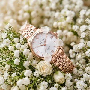 Zegarek Jordan Kerr Zestaw damski zegarek Bruna rose gold + bransoletka (P9016-04-TB2-NE) 5