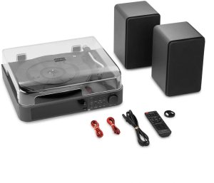 Gramofon Audizio Z głośnikami i tunerem DAB Norfolk one size 22