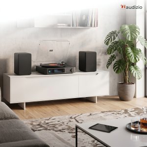 Gramofon Audizio Z głośnikami i tunerem DAB Norfolk one size 29