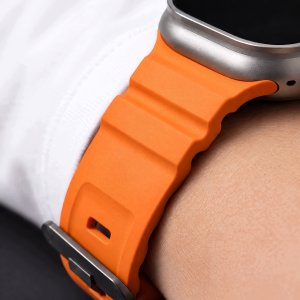 4kom.pl TECH-PROTECT MOTION APPLE WATCH 8 / 9 / 10 / 11 / 12 / SE / ULTRA (44 / 45 / 46 / 49 MM) Signal Orange (5906302399116) 3