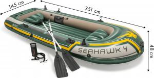 Intex Ponton Seahawk 4 set 350 x 144 cm 6