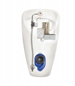 Pisuar Jika If the urinal is Golem Antivandal, 305x340 mm, sensors, electric, concealed supply, white 3