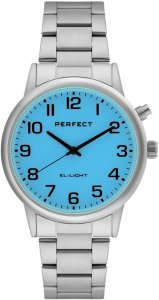Zegarek Perfect EL001M-01 męski klasyczny podświetlany 6
