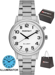 Zegarek Perfect EL001M-01 męski klasyczny podświetlany 10