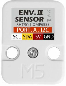 Tuya Pressure, Humidity, and Temperature Sensor ENV III SHT30 + QMP6988 - M5Stack Development Module Expansion Unit (AN-19836) 2