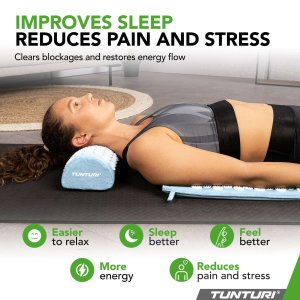 Tunturi Acupressure mat and pillow light Blue (14TUSYO091) 2