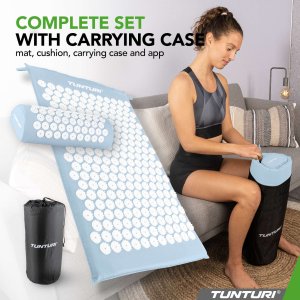 Tunturi Acupressure mat and pillow light Blue (14TUSYO091) 3