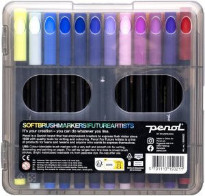Penol Softbrush & Future Artists Markers - with 36 assorted colors (5701113150211) 2