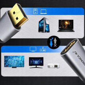 Adapter AV PNY Adapter przejściówka z Display Port DP męski do HDMI żeński kabel 4K 30Hz 2