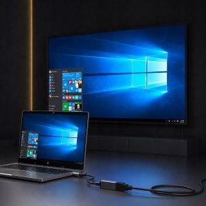 Adapter AV PNY Adapter przejściówka z Display Port DP męski do HDMI żeński kabel 4K 30Hz 6