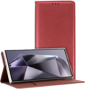 Toptel Etui do Samsung S22 Ultra - Smart Magneto burgundowe 2