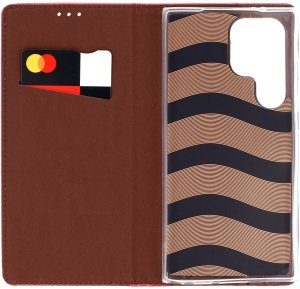 Toptel Etui do Samsung S22 Ultra - Smart Magneto burgundowe 7