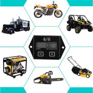 Retoo Licznik motogodzin czasu pracy silnika motocykl obrotomierz kosiarka motor (5904806164933) 4