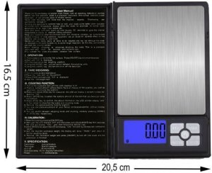 Waga kuchenna Retoo Jubilerska elektroniczna 0,01 500g wagi LCD (5904806164216) 4