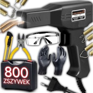 Retoo Zszywarka zgrzewarka plastiku spawarka tworzyw lutownica 50W + 800 zszywek ER1137 (5907056102274) 2