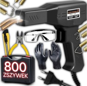 Retoo Zszywarka zgrzewarka plastiku spawarka tworzyw lutownica 50W + 800 zszywek ER1137 (5907056102274) 3
